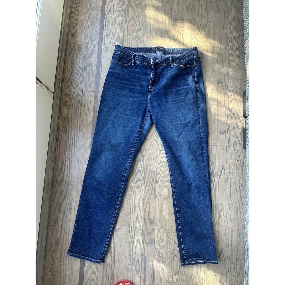 Lucky Brand Women's Size 14/32 Ankle Hayden Skinny Stretch Dark Blue Jeans ‎ GUC